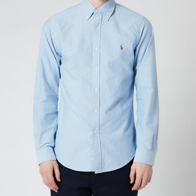 Polo Ralph Lauren Men's Slim Fit Oxford Long Sleeve Shirt - BSR Blue - XL on Productcaster.