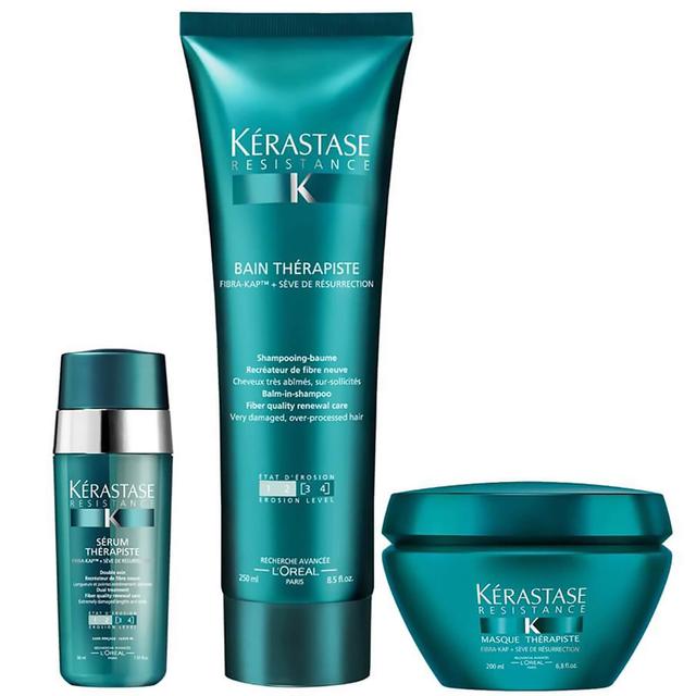 Trio Kérastase Resistance Therapiste Shampoo, Masque e Serum on Productcaster.