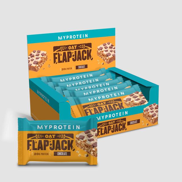 Barras Proteicas Flapjack - Caixa 12x80g - Sabor Chocolate - Myprotein on Productcaster.