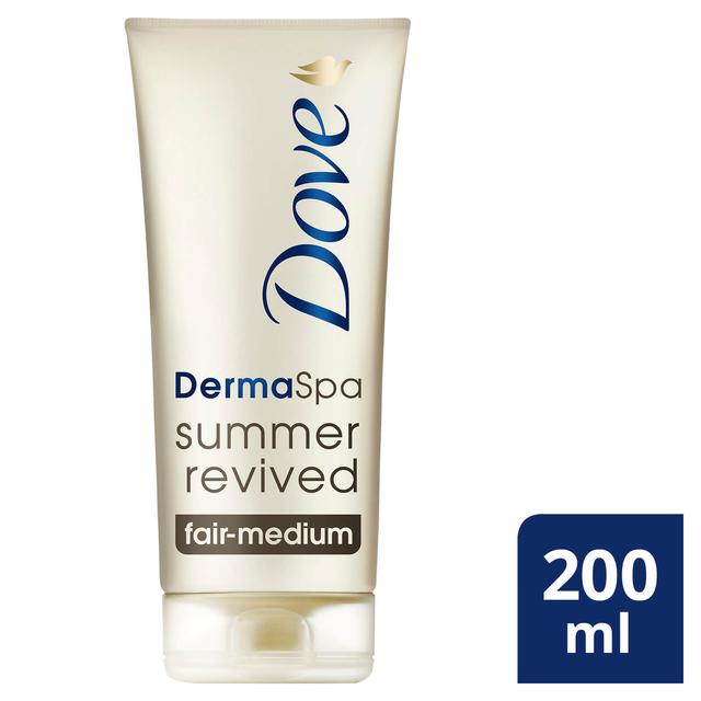 Dove DermaSpa Summer Revived Fair to Medium Self Tanning Body Lotion 200ml on Productcaster.