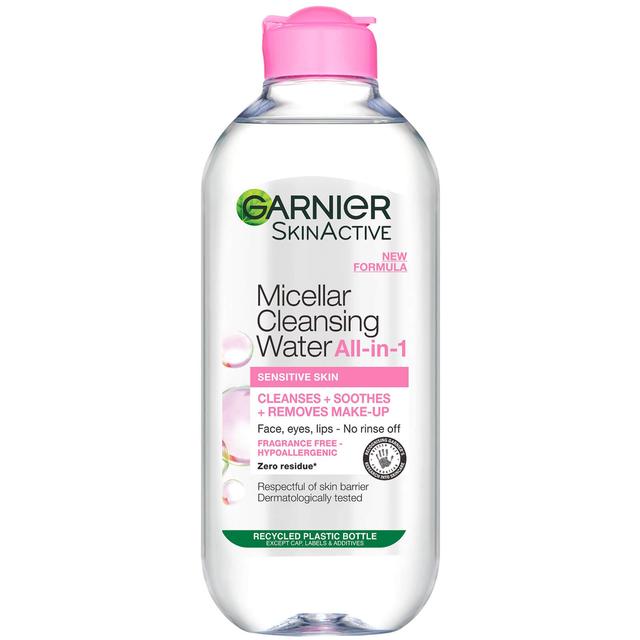 Garnier Micellar Water Facial Cleanser and Makeup Remover for Sensitive Skin 400ml on Productcaster.