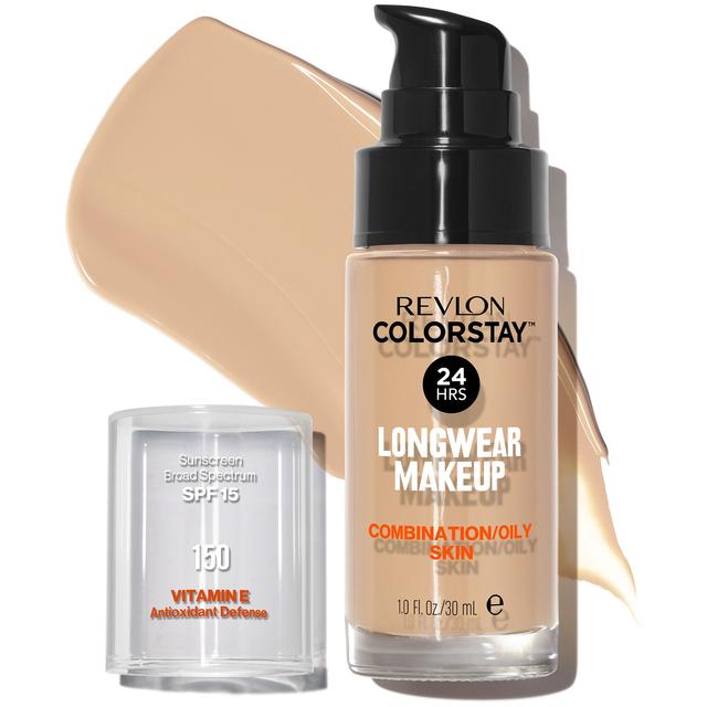 Revlon ColorStay Make-Up Foundation for Combination/Oily Skin (Various Shades) - Buff on Productcaster.