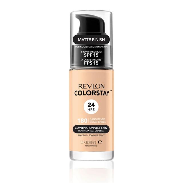 Revlon ColorStay Make-Up Foundation for Combination/Oily Skin (Various Shades) - Sand Beige on Productcaster.