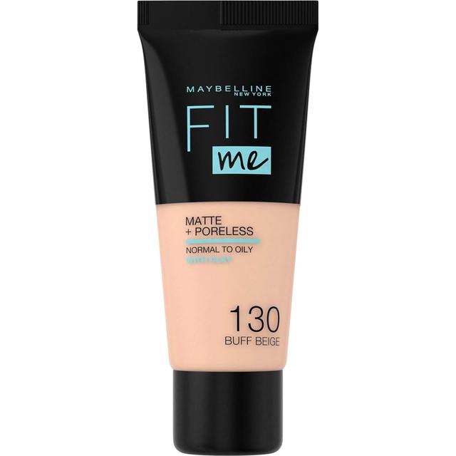 Maybelline Fit Me! Matte and Poreless Foundation 30 ml (διάφορες αποχρώσεις) - 130 Buff Beige on Productcaster.