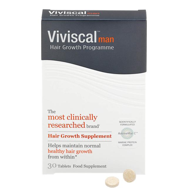 Viviscal Zinc and Flax Seed Hair Supplement Tablets for Men - 30 Tablets (2 Week Supply) on Productcaster.