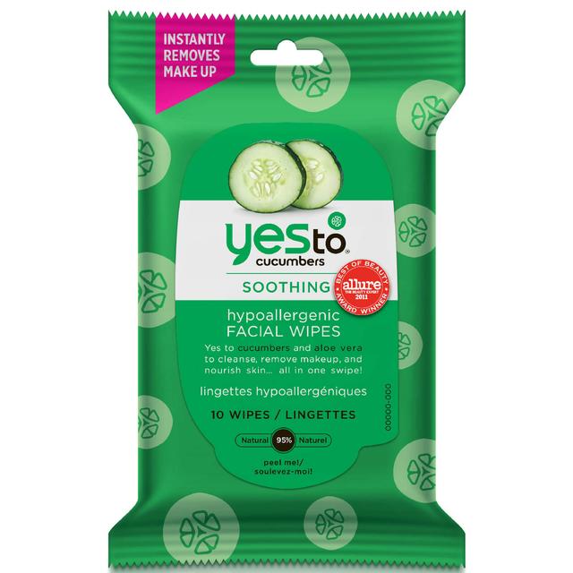 yes to Cucumbers Hypoallergenic Facial Wipes (Πακέτο των 10) on Productcaster.