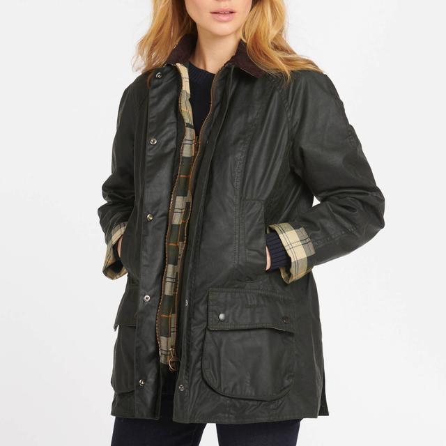 Barbour Beadnell Waxed Cotton Jacket - UK 16 on Productcaster.