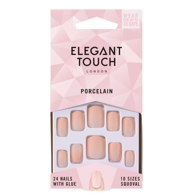 Elegant Touch Nude Collection Nails - Porcelain on Productcaster.