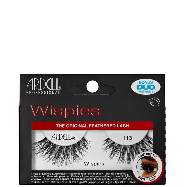 Ardell Wispies False Eyelashes 113 Black on Productcaster.