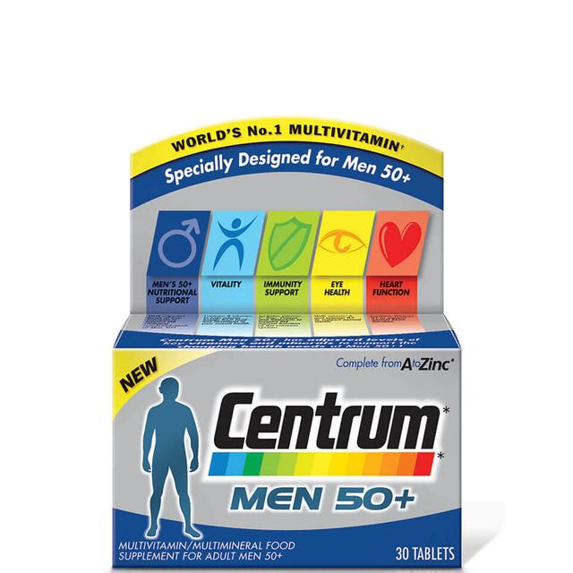 Centrum Men 50 Plus Multivitamin suplement multiwitaminowy dla mężczyzn powyżej 50. roku życia (30 tabletek) on Productcaster.