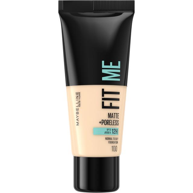 Maybelline Fit Me! Matte and Poreless Foundation 30ml (Various Shades) - 100 Warm Ivory on Productcaster.