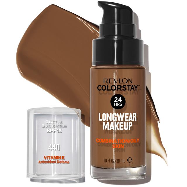 Revlon ColorStay Make-Up Foundation for Combination/Oily Skin (Various Shades) - Mahogany on Productcaster.