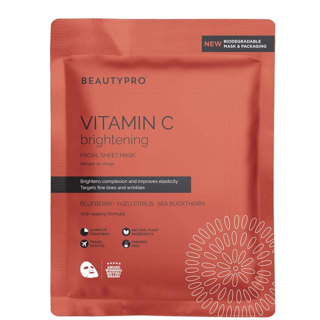 BEAUTYPRO Brightening Collagen Sheet Mask with Vitamin C on Productcaster.