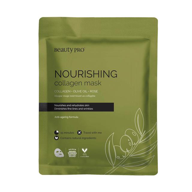 BeautyPro Nourishing Collagen Sheet Mask with Olive Extract on Productcaster.