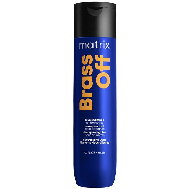 Matrix Total Results Brass Off Brunette Neutralising Blue Shampoo for Lightened Brunette Hair 300ml on Productcaster.