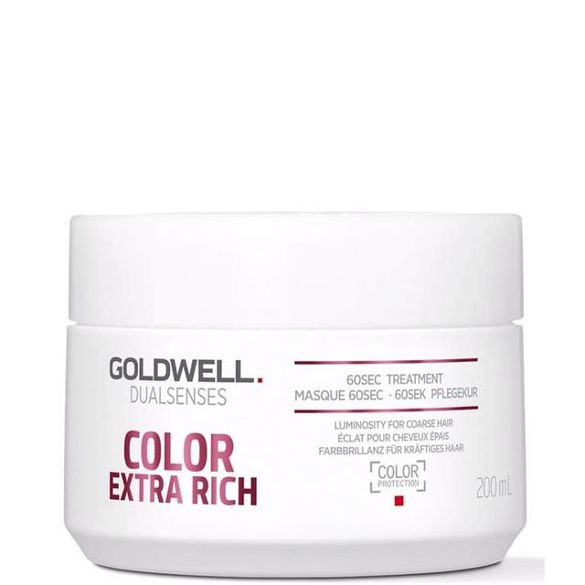 Goldwell Dualsenses Color Extra Rich Brilliance 60Sec Treatment Mask 200ml For Thick, Coarse Coloured Hair on Productcaster.