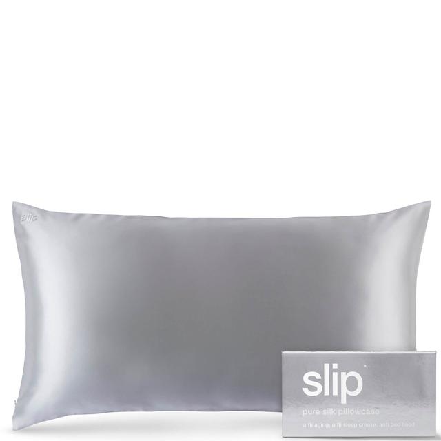 Slip Silk Pillowcase King (Various Colours) - Silver on Productcaster.