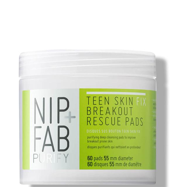 NIP+FAB Teen Skin Fix Breakout Rescue Pads 80ml on Productcaster.