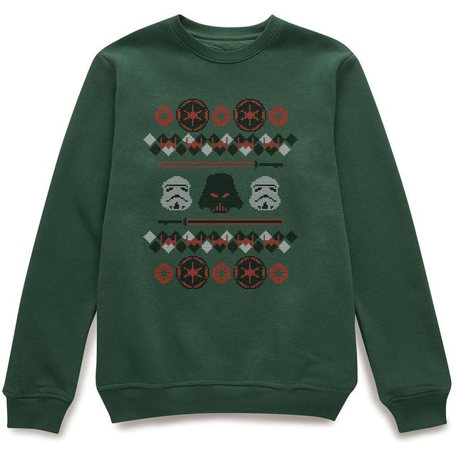 Star Wars Empire Knit Green Christmas Jumper - XL on Productcaster.