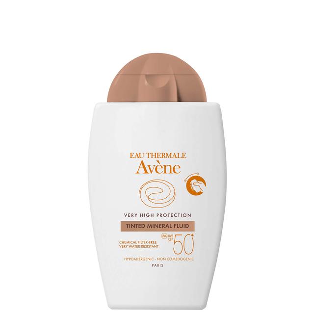 Avène Very High Protection Tinted Mineral Fluid SPF50+ Sun Cream for Intolerant Skin 40ml on Productcaster.