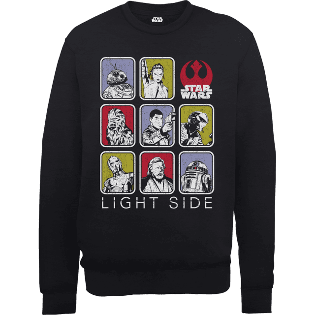 Star Wars The Last Jedi Light Side Black Jumper - L on Productcaster.