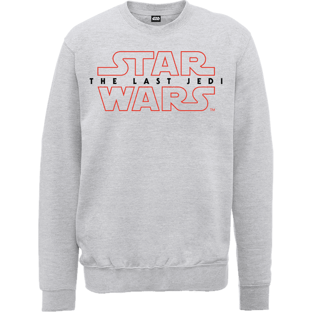 Sudadera Star Wars Los Últimos Jedi "The Last Jedi" - Hombre - Gris - L - Gris on Productcaster.