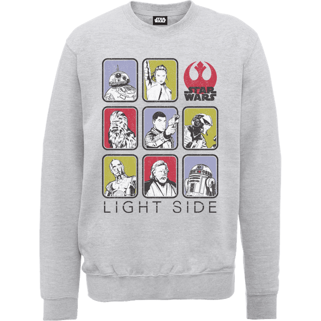 Star Wars Die letzten Jedi (The Last Jedi) Light Side Grau Pullover - M on Productcaster.