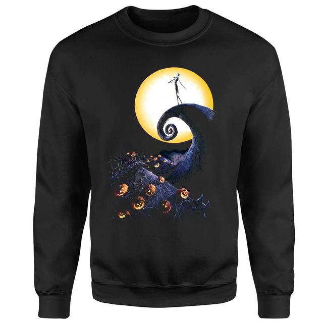 Disney The Nightmare Before Christmas Jack Skellington Pumpkin King Colour Black Jumper - S on Productcaster.