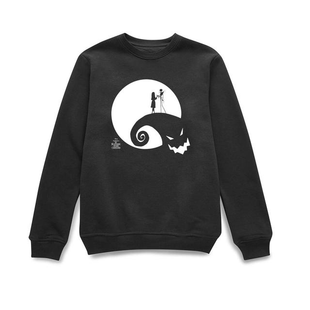 Disney The Nightmare Before Christmas Jack And Sally Moon Weihnachtspullover – Schwarz - L on Productcaster.