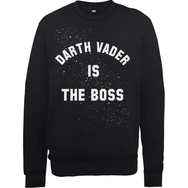 Star Wars Darth Vader Is The Boss Sweatshirt - Black - XL on Productcaster.