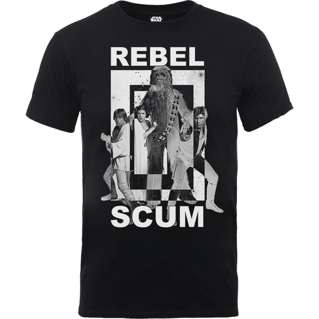 T-Shirt Homme Rebel Scum - Star Wars - Noir - M on Productcaster.