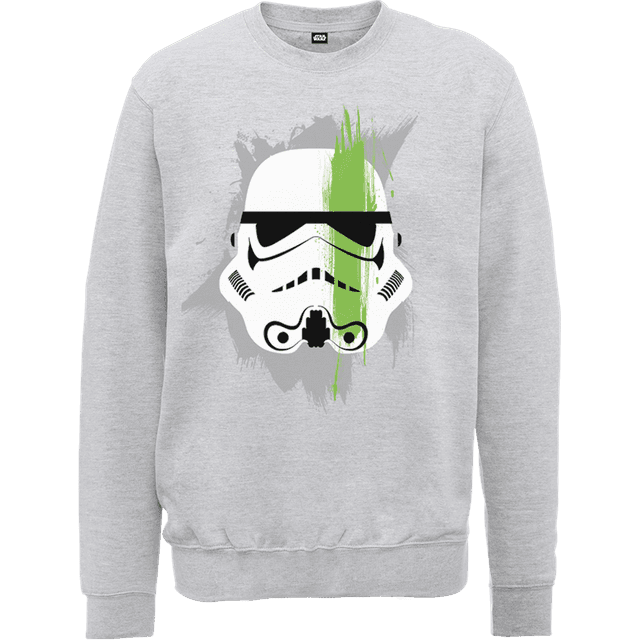 Star Wars Paintstroke Stormtrooper Pullover - Grau - XL - Grau on Productcaster.