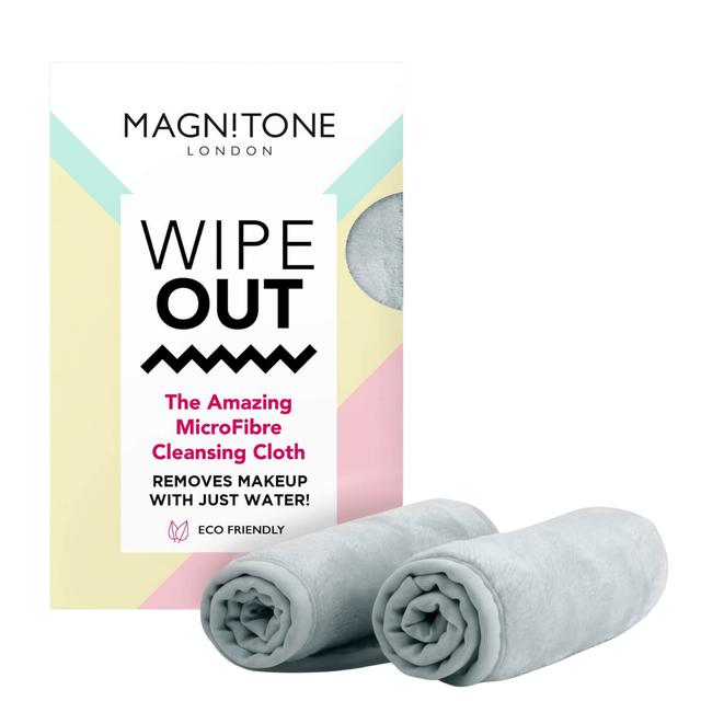 MAGNITONE London WipeOut! The Amazing MicroFibre Cleansing Cloth Grey (x 2) on Productcaster.