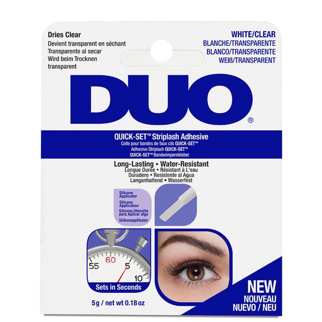 DUO Quick-Set Striplash Adhesive 5g Clear on Productcaster.