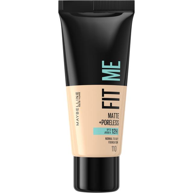 Maybelline Fit Me! Matte and Poreless Foundation 30ml (Various Shades) - 110 Porcelain on Productcaster.