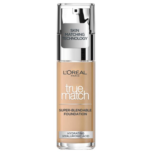 L'Oréal Paris True Match Liquid Foundation with SPF and Hyaluronic Acid 30ml (Various Shades) - 3C Rose Beige on Productcaster.