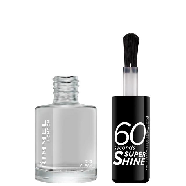 Rimmel 60 Seconds Super Shine Nail Polish 8ml (Various Shades) - Clear on Productcaster.