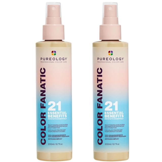 Pureology Color Fanatic Multi-Benefit Leave-in Treatment Spray 21 Benefits Bundle 2 x 200ml on Productcaster.