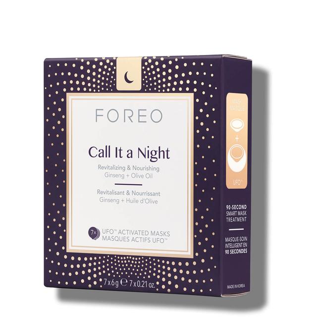 FOREO Call it a Night UFO/UFO Mini Nourishing and Revitalising Face Mask (7 Pack) on Productcaster.