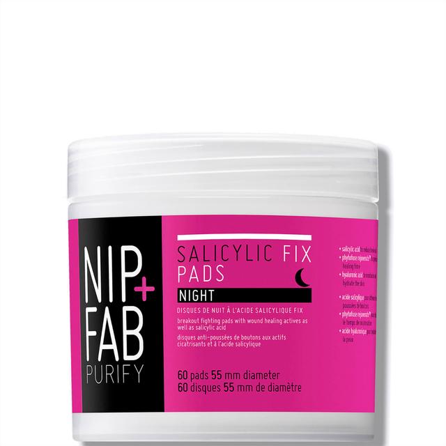 NIP+FAB Teen Skin Fix Salicylic Acid Night Pads 60 Pads on Productcaster.