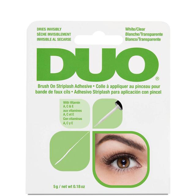 Duo Brush On Striplash Adhesive - White/Clear (5g) on Productcaster.