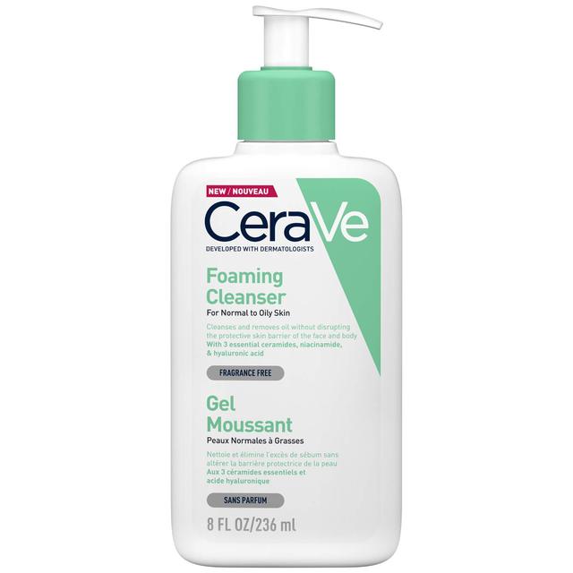 CeraVe Foaming Cleanser with Niacinamide for Normal to Oily Skin 236ml on Productcaster.