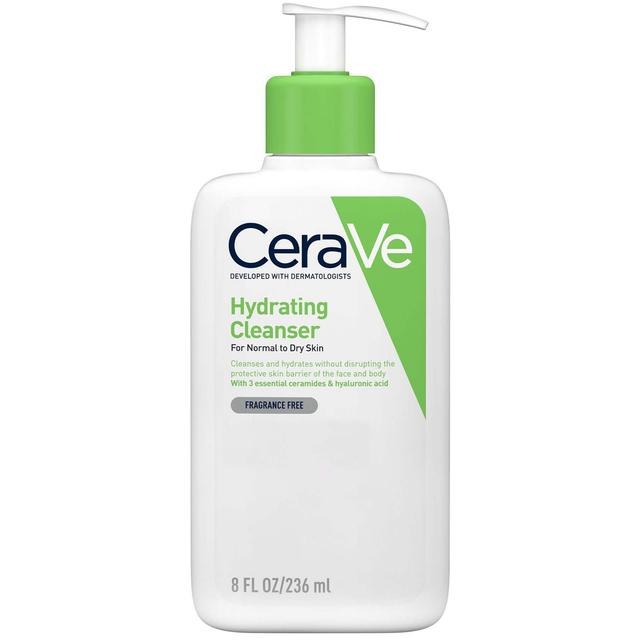 CeraVe Hydrating Cleanser with Hyaluronic Acid for Normal to Dry Skin 236ml on Productcaster.