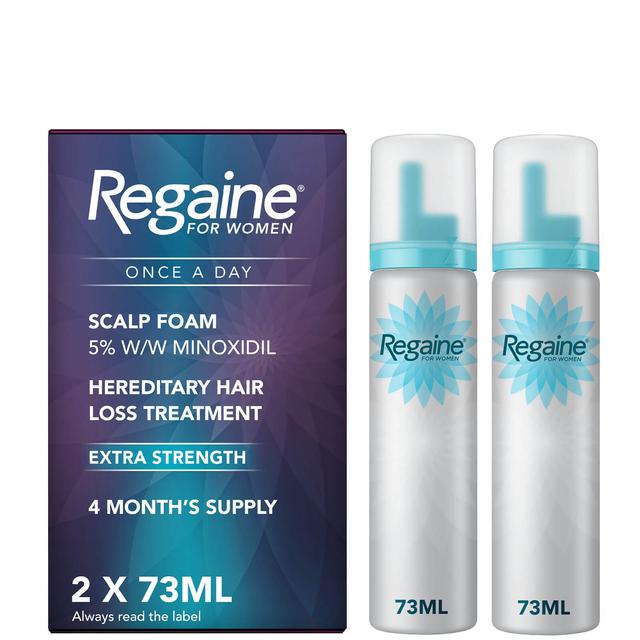 Regaine Women's Once A Day Hair Loss and Regrowth Scalp Foam Treatment with Minoxidil 2 x 73ml on Productcaster.