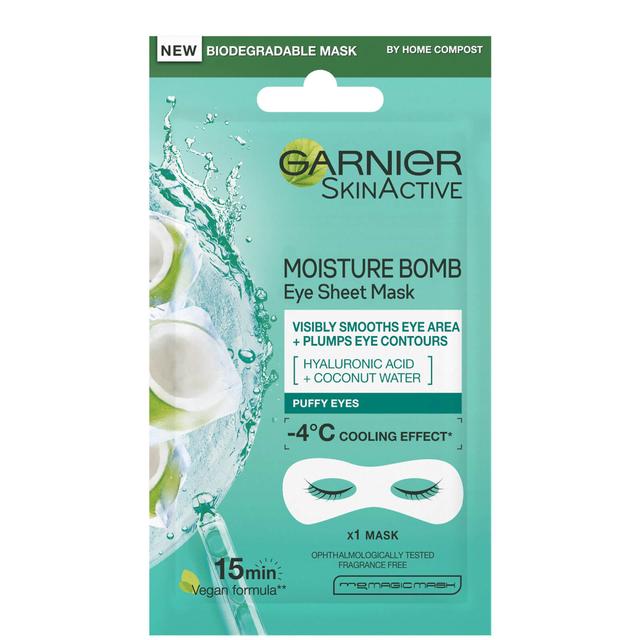 Garnier Hyaluronic Acid and Coconut Water Hydrating Replumping Eye Sheet Mask 6g on Productcaster.