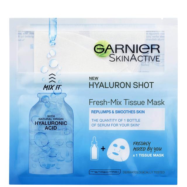 Garnier Fresh-Mix Replumping Face Sheet Shot Mask with Hyaluronic Acid 33g on Productcaster.