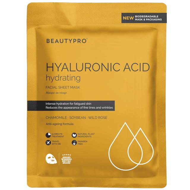 BEAUTYPRO Hyaluronic Acid Hydrating Facial Sheet Mask on Productcaster.