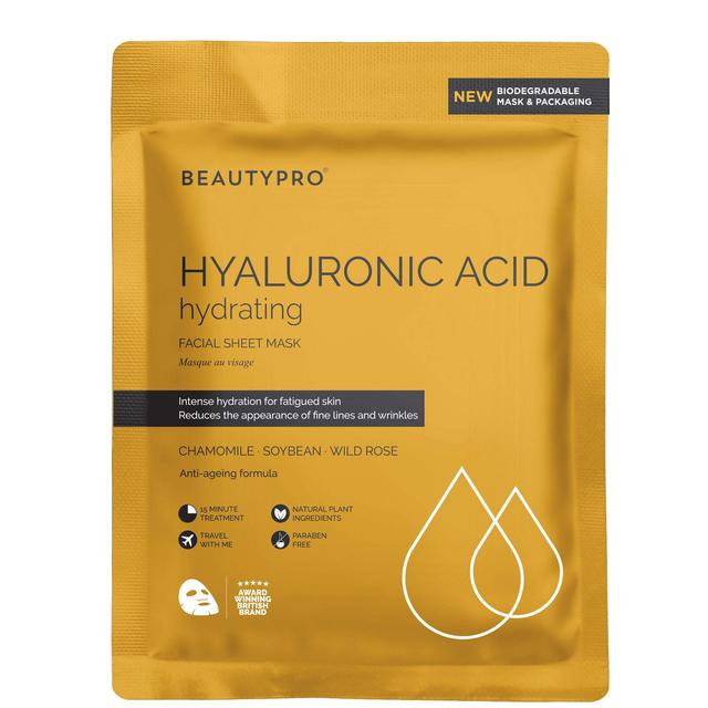 BEAUTYPRO Hyaluronic Acid Hydrating Facial Sheet Mask on Productcaster.