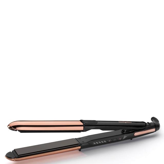 BaByliss Straight and Curl Brilliance Rose-Gold Hair Straightener on Productcaster.