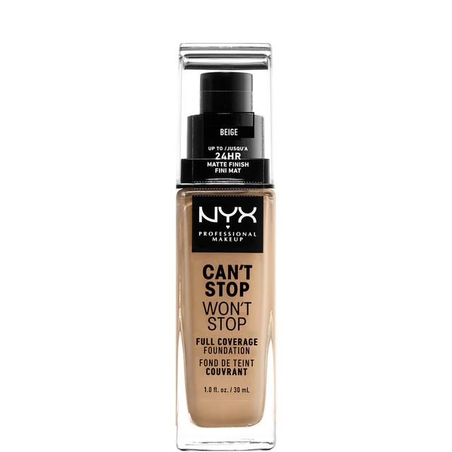 NYX Professional Makeup Can't Stop Won't Stop 24 Hour Foundation (Various Shades) - Beige on Productcaster.